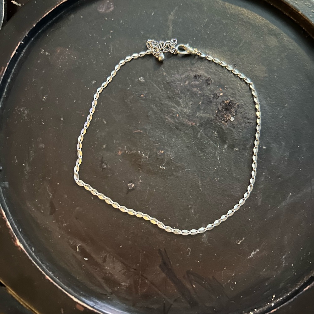 Sterling silver chain, short length